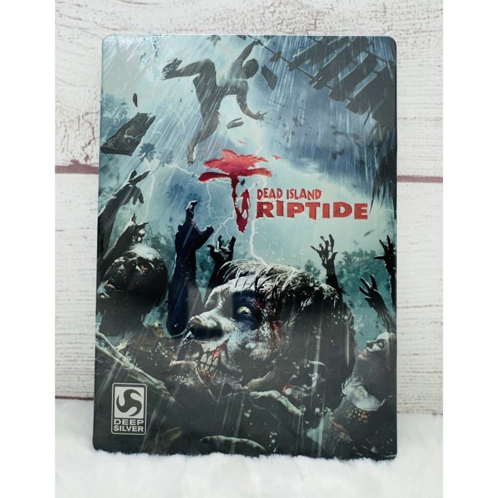 Dead Island Riptide Steelbook CASE ONLY 2013 Pre Order Promo Deep Silver NEW
